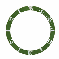 Insert de lunette en aluminium vert Xgh OEM ODM