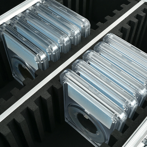 Boîte de rangement et de présentation portable pour pièces de monnaie, avec couvercle en acrylique transparent, capacité de 50 supports pour pièces de monnaie classées PCGS NGC ANACS - Product Image 6