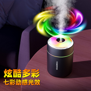 Mini <b>Humidifier</b> With Colorful Light USB Portable Car Home Use Quiet Large Mist - Product Image 4