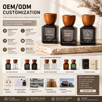 Bouteille en verre vide en gros pour diffuseur d'arômes, rechargeable, pour parfum d'intérieur et huiles essentielles