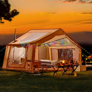 Tentes de camping uniques gonflables à combinaison portable imperméable pour fête plage tente pour famille camping en plein air toile oxford - Product Image 6