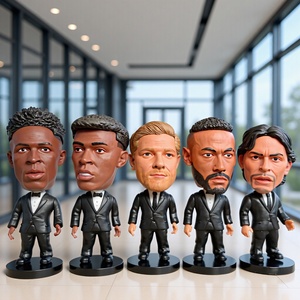Figuras de Acción de Jugadores de Fútbol, Figuras Personalizadas de Atletas Deportivos, Muñecos de Estrellas del Fútbol, Mini Figuras de PVC para Colección y Regalo - Product Image 1