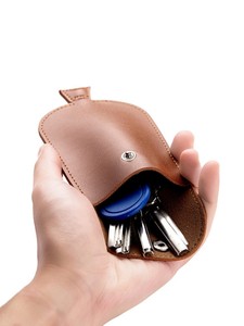 Porte-clés multifonction en nylon avec fermeture éclair, style extractible, mini organisateur de clés compact, grande capacité, étui pour clés de voiture - Product Image 2