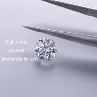 Diamantes Cultivados en Laboratorio CVD, Corte Brillante Redondo de 4.0mm, Color D, Claridad VS VVS, Diamantes Sueltos para Fabricación de Joyería, Venta al Por Mayor