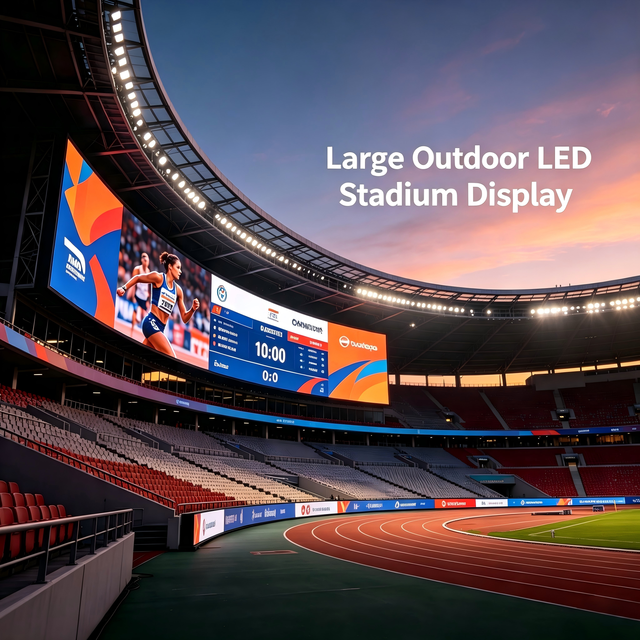 Outdoor Full Color IP65 LED Stadium Perimeter Barrier Screen High Brightness Waterproof Football Field Advertising Display