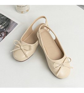 Nouvelle Collection – Chaussures Plates en PU pour Enfants, Semelle Souple, Couleur Unie, Style Princesse, Idéales Printemps-Été – Vente en Gros - Product Image 5