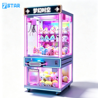 Vente en gros usine : Grande machine à griffes commerciale colorée, à monnayeur, pour peluches, de type arcade
