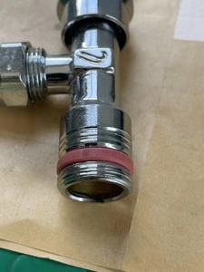 CW617N Vanne d'angle Jardin 1/2 "Cuivre Laiton Tuyau D'eau Bavoir Robinet Norme Allemande - Product Image 4