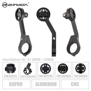 <span class=keywords><strong>Support</strong></span> de compteur de vélo en alliage d'aluminium Briviga avec <span class=keywords><strong>support</strong></span> GOPRO, usiné CNC, anodisé, compatible <span class=keywords><strong>GARMIN</strong></span> WAHOO GOPRO - Product Image 2