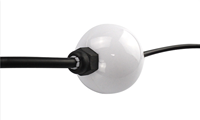 Vente flash : éclairage LED 3D DMX à billes de pixels, décoration festive d'extérieur pour la Saint-Valentin, matériau plastique IP68, DC24V rechargeable