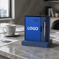 Ensemble de carnets professionnels portables en cuir A5 avec logo personnalisé BOCE