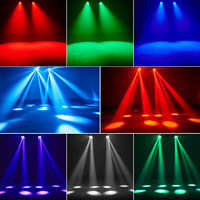 Abeille yeux LED faisceau lumière principale mobile 4-en-1 effet Zoom RGBW lampe de scène 350W puissance DMX512 IP20 pour Club nuit DJ fête