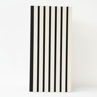 Panneaux acoustiques en lattes de bois décoratifs, panneaux muraux insonorisants avec support en feutre pour bureau, hall d'entrée et salon