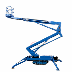 Electric/diesel <strong>Engine</strong> 16m Tracked Boom Man Lift Small Self Propelled Hydraulic Crawler Spider Boom Lift - Product Image 1