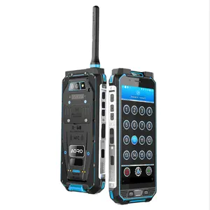 IP68 Không Thấm Nước Gồ Ghề Điện Thoại Di Động DMR Đài Phát Thanh Walkie Talkie LTE Điện Thoại Thông Minh Với Hai Cách Radio