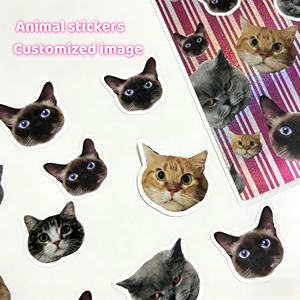 Pegatinas Personalizadas de Animales para Botellas de Perfume con Logotipo, Resistentes al Agua, al Aceite, Impresas con UV, Estampado en Caliente, Alta Adhesión - Product Image 1