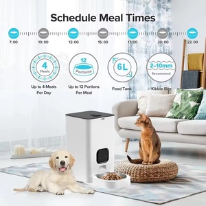 OEM 4L/6L Otomatik Evcil Hayvan Besleyici, Kameralı TUYA UYGULAMALI Akıllı Kedi Besleyici, Köpek Kuru Mama Dağıtıcısı, WIFI Akıllı Evcil Hayvan Besleyici Üreticisi - Product Image 2
