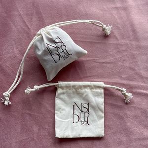 Pochette cadeau en toile de coton biologique à faible MOQ et prix abordable, sac à cordon en coton réutilisable et recyclable pour usage artisanal disponible - Product Image 5