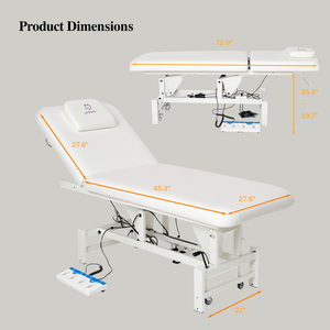 <span class=keywords><strong>Table</strong></span>/Lit de <span class=keywords><strong>massage</strong></span> électrique intelligent portable pour soins capillaires et esthétiques - Product Image 3
