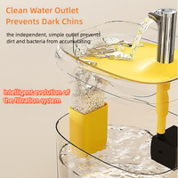 Fontaine automatique pour animaux de compagnie Fontaine à eau pour chat Distributeur d'eau pour chien avec pompe intelligente pour chats et chiens