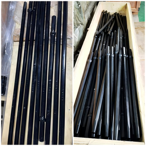 광산 장비 바위 드릴링 장비 부품 테이퍼 드릴로드 22/25mm 육각 7/11/12 도 작은 구멍 우물 드릴링 기계 용 - Product Image 3