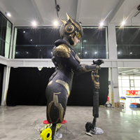 Décoration de scène géante personnalisée AERO, modèle gonflable publicitaire haut de gamme Future Warrior, robot IA gonflable pour événements