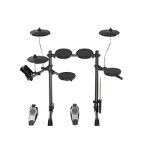 Batterie de percussions AED-140 5 pièces, 3 cymbales, batterie de percussions électrique professionnelle