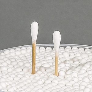 Coton-tiges jetables multifonctionnels de haute qualité, personnalisés, pour bébés et nettoyage d'appareils électroniques, en boîte plastique - Product Image 4