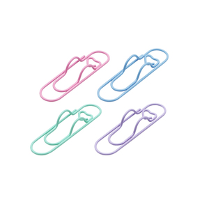 Accessorio per Penne <span class=keywords><strong>da</strong></span> Ufficio, Clip per Penne Creativa a Forma di Cuore, Rivestita in Plastica, Colore Macaron, Design Carino - Product Image 6