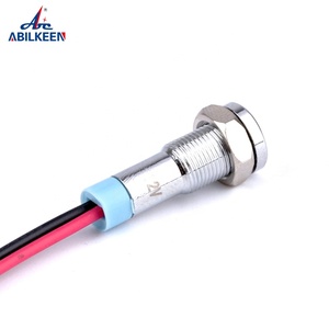 Mini 6 Mét Red <span class=keywords><strong>Blue</strong></span> Ánh Sáng Màu Xanh Lá Cây Tín Hiệu Đèn LED Chỉ Số Đèn 6V 12V 24V 110V 220V - Product Image 3