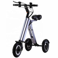 Petit Scooter Mobile Pliable Réglable Tricycle Électrique 1 Siège Mâle Femelle de Haute Qualité