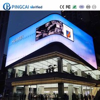 Pantalla LED para Exteriores P10 Delgada y Ligera de 960X960, Señalización Digital LED Comercial y Pantallas Publicitarias