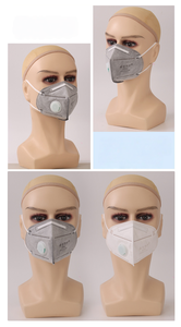 <span class=keywords><strong>Masque</strong></span> pliable réutilisable Siweian KN95 avec valve respiratoire, coussinet nasal en mousse, tissu double couche en filte recyclé, anti-poussière - Product Image 6