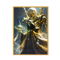 Protège-cartes TCG personnalisés imprimés 66*92mm, pochettes d'impression artistique pour cartes à collectionner, housses de cartes lisses pour le mélange.
