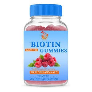 Wellbody OEM/ODM <b>Biotin</b> <b>Gummies</b> Beauty Supplement for Skin Whitening Support Healthy Metabolism 5000mcg <b>Biotin</b> <b>Gummies</b> - Product Image 1