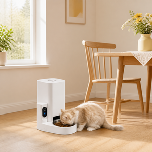 Comedero Automático para Mascotas con Cámara y Recipiente de Acero Inoxidable - Product Image 5