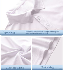 Herren Plus Size für Polos hirts Hochwertiges Baumwoll polos Kurzes Sommer-T-<span class=keywords><strong>Shirt</strong></span> mit festem Muster - Product Image 2