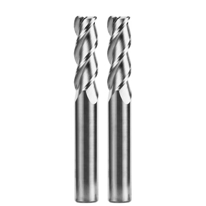 Uncoated Carbide <strong>End</strong> <strong>Mill</strong> HRC55 Ideal For Aluminum Copper Acrylic And Soft Material Precision Machining - Product Image 2