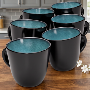 Taza Moderna de Cerámica de 450 ml, Ecológica, Apta para Microondas y Lavavajillas, con Asa, para Fiestas - Product Image 5