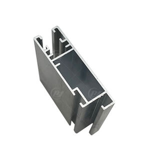 Profil de façade en alliage d'aluminium noir 6063 enduit de poudre pour les matériaux de construction extérieurs de mur rideau - Product Image 2