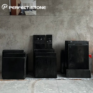Granito Negro Chino Clásico PerfectStone con Color Sólido Uniforme para Proyectos de Decoración de Pisos y Paredes Interiores - Product Image 1