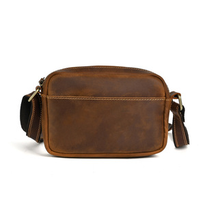 Ando <b>Bag</b> Vintage Genuine Cowhide Leather Crossbody <b>Bag</b> Mens <b>Small</b> Shoulder <b>Phone</b> <b>Bag</b> - Product Image 5