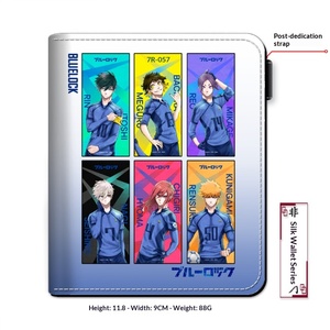 8 Diseños de Carteras con Cierre de Anime Azul, Isagi Yoichi, Nagi Seishiro, Monedero con Cremallera, Tarjetero, Cartera para Hombre - Product Image 5