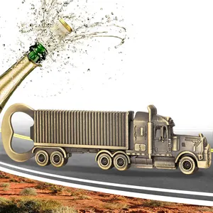 В стиле ретро, металлический подарок грузовик дизайн Пиво Сода открывалка для бутылок для мужчин открывалка для бутылок идеальный подарок для водителя грузовика-бойфренды