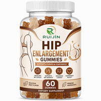 Complément OEM pour les fesses : Gummies BBL véganes pour l'amélioration des fesses et des hanches, favorisant la silhouette féminine, 60 Gummies Halal