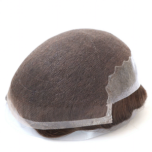 Q6 perruque <span class=keywords><strong>de</strong></span> remplacement <span class=keywords><strong>de</strong></span> cheveux pour hommes toupet ligne <span class=keywords><strong>de</strong></span> cheveux naturelle dentelle et PU perruque <span class=keywords><strong>de</strong></span> cheveux humains indiens hommes prothèse <span class=keywords><strong>de</strong></span> cheveux multi-tailles - Product Image 1