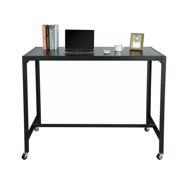 Home Office Computer Desk with Rolling Wheels