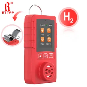 Rttpp dr650 xách tay Hydrogen H2 Gas Detector nhạy cảm khuếch tán H2 gas Leak Meter với màn hình LCD