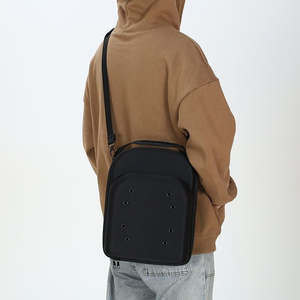 वाटरप्रूफ नायलॉन हार्ड वा बेसबॉल कैप मामले कंधे के स्ट्रैप स्टोर 6 कैप पूर्ण-ज़िप बंद यात्रा कैंपिंग - Product Image 6