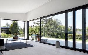 ประตูบานเลื่อนอลูมิเนียมแบบซ้อนประตูบานเลื่อน AS2047ประตูซ้อนภายนอกออสเตรเลียประตูระเบียงกระจกสองชั้น - Product Image 2